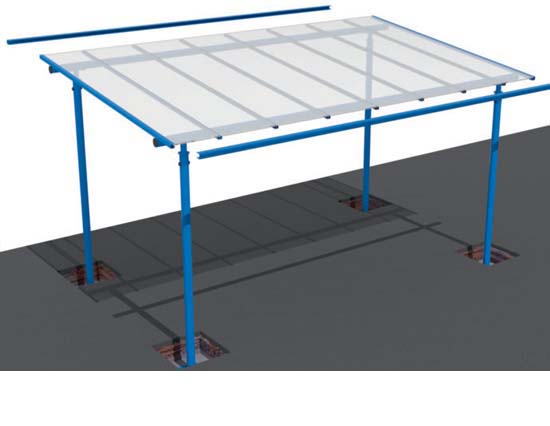 Affix the System 60 edging trim.